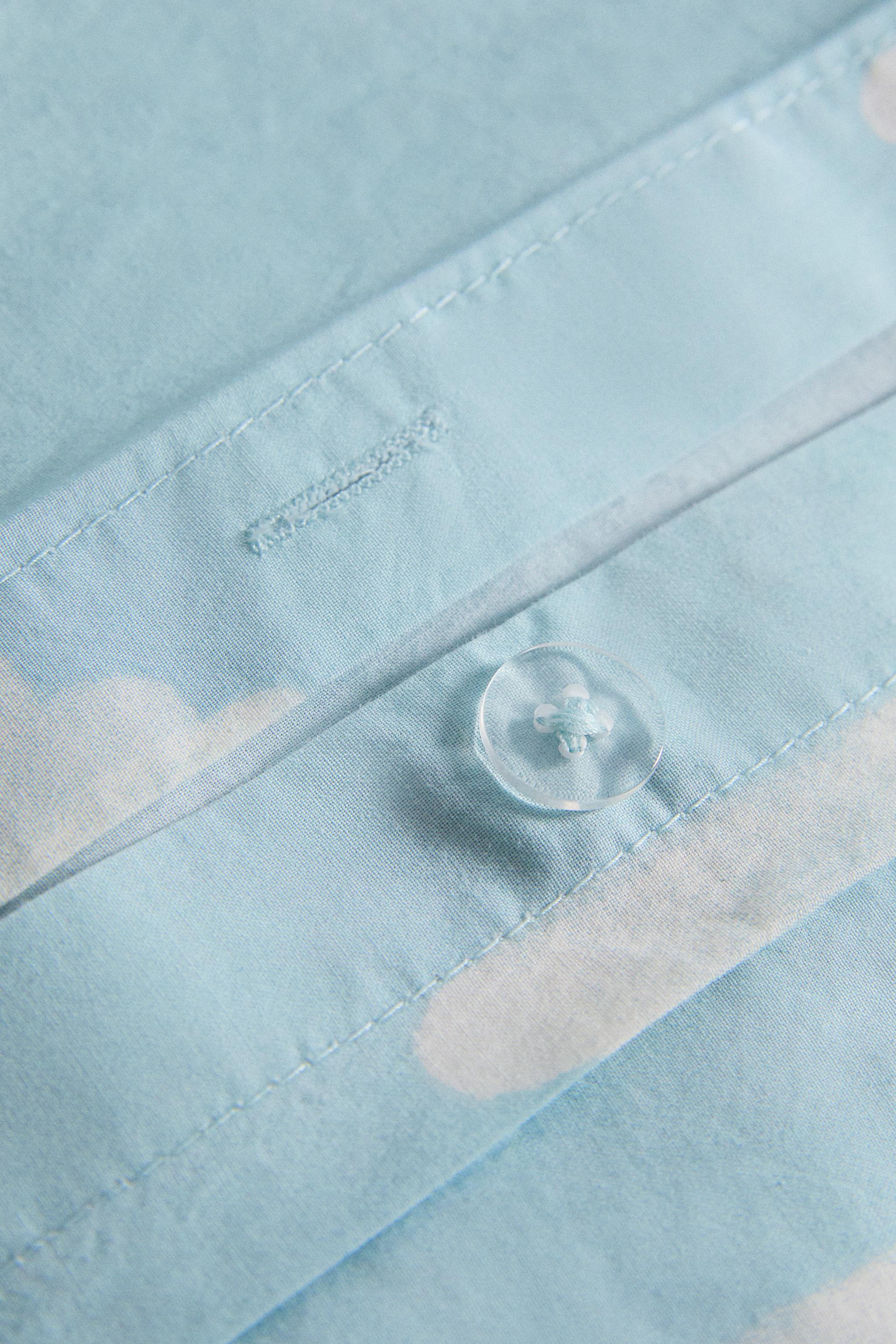 CHILDREN'S CLOUD PRINT FLAT SHEET